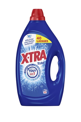 4 x Lessive XTra Total - 40 Lavages - 1,8 l