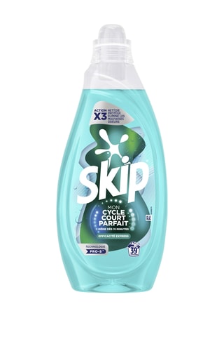 4 x Lessive liquide Efficacité Express Skip Mon Cycle Court Parfait - Agrumes - 39 lavages