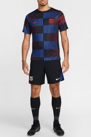 T-shirt slim de football FC Barcelone - Noir