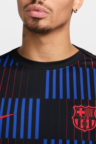 T-shirt slim de football FC Barcelone - Noir