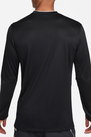 T-shirt slim de football - Noir