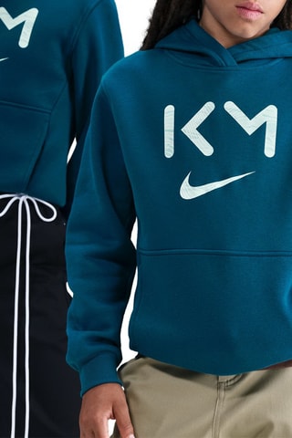 Sweat à capuche Kylian Mbappé - Bleu pétrole