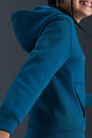 Sweat à capuche Kylian Mbappé - Bleu pétrole