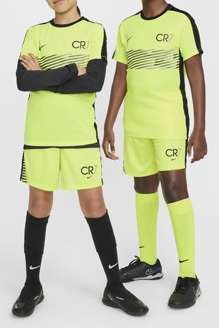 Short de football Cristiano Ronaldo - Vert fluo