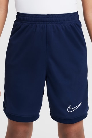 Short de football Academy - Bleu marine et blanc