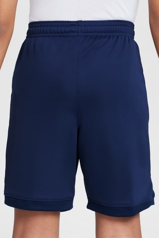 Short de football Academy - Bleu marine et blanc