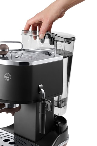 Cafetière Icona Vintage - Café moulu - 1,4 l - 1100 W - Noir