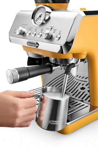 Machine à café La Specialista Arte - Café à grains - 2 tasses -  1,7 l - 1300 W - Jaune