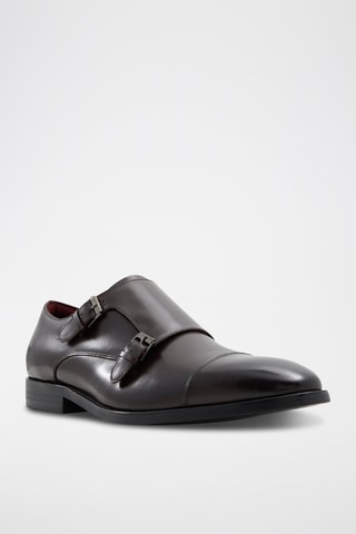 Monk strap in pelle Zigof - Marrone scuro