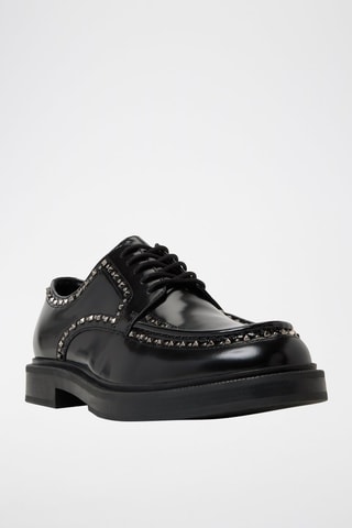 Stringate in pelle verniciata Frederiko - Nero