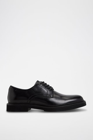 Stringate in pelle Geoff - Nero