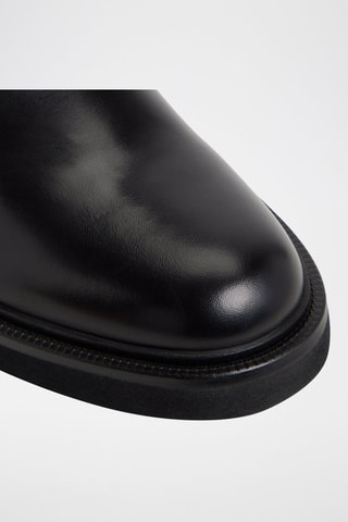 Stringate in pelle Geoff - Nero