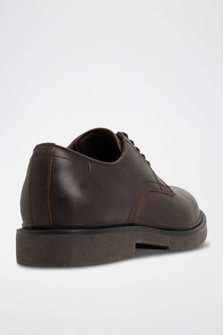 Stringate in pelle Geoff - Marrone
