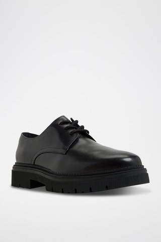 Stringate in pelle Simian - Nero