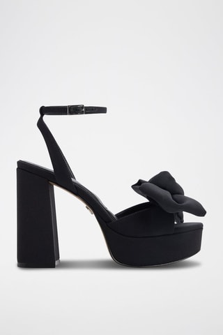 Sandali con tacco platform Luscious - Nero