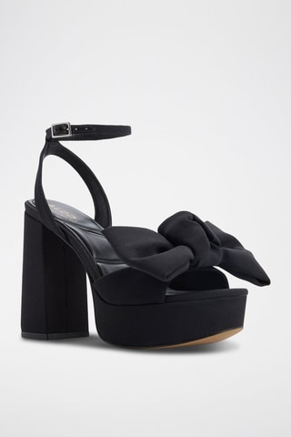 Sandali con tacco platform Luscious - Nero