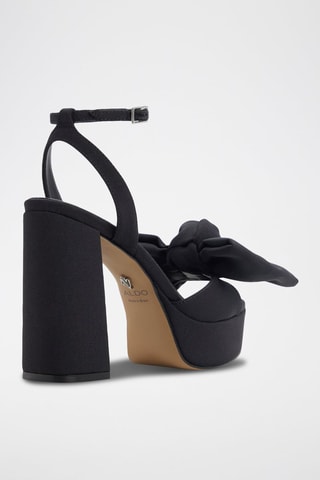 Sandali con tacco platform Luscious - Nero