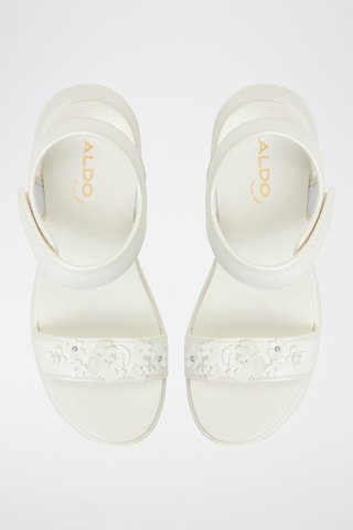 Sandali con tacco platform Camomille - Bianco
