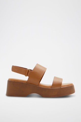 Sandali platform - Marrone