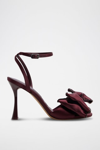 Sandali con tacco Tinsel - Bordeaux
