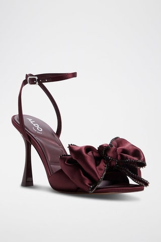 Sandali con tacco Tinsel - Bordeaux