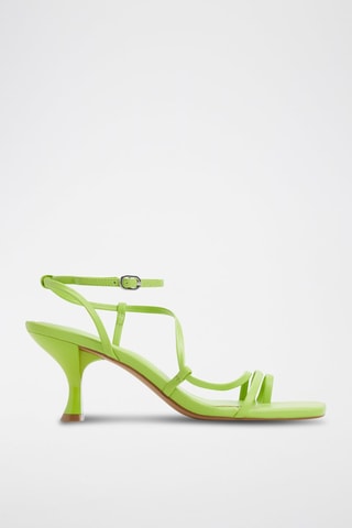 Sandali con tacco Auguust - Verde chiaro