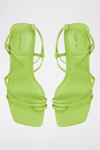 Sandali con tacco Auguust - Verde chiaro