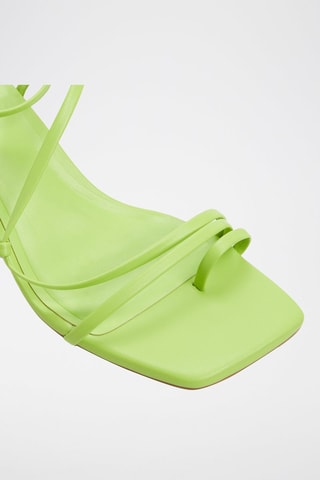 Sandali con tacco Auguust - Verde chiaro