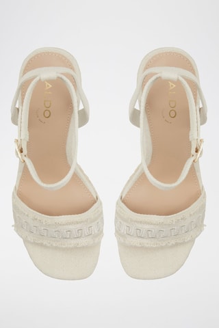 Sandali con zeppa Aberitram - Beige