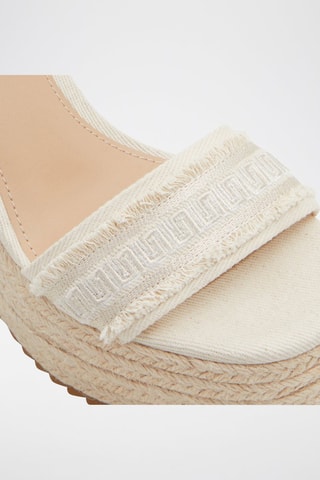 Sandali con zeppa Aberitram - Beige