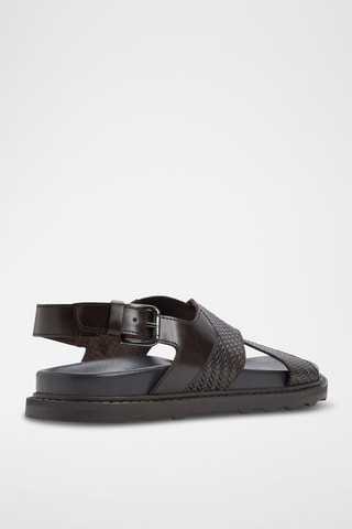 Sandali in pelle Silvo - Marrone