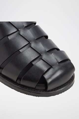 Sandali in pelle Wildhaven - Nero