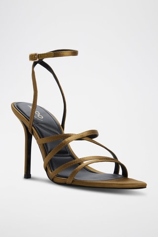 Sandali con tacco Solania - Marrone