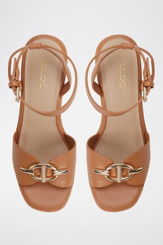 Sandali con zeppa Ybylin - Marrone