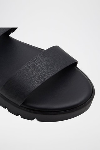 Sandali platform Nevra - Nero