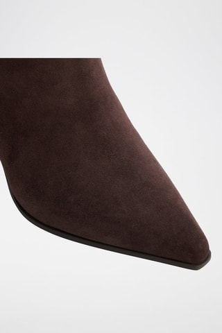 Stivali in pelle Kaely - Marrone scuro