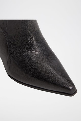 Stivali in pelle Saddle-Wc - Nero