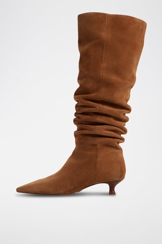 Stivali in pelle Muttsee - Marrone