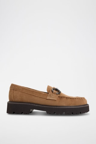 Mocassini platform in pelle Danrose - Marrone