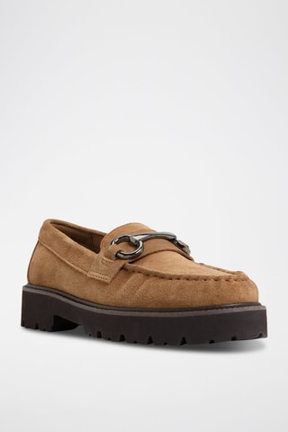 Mocassini platform in pelle Danrose - Marrone