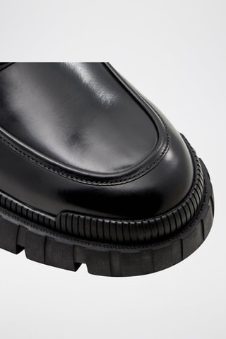Mocassini platform in pelle Wes - Nero