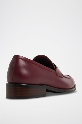 Mocassini in pelle Beck - Bordeaux