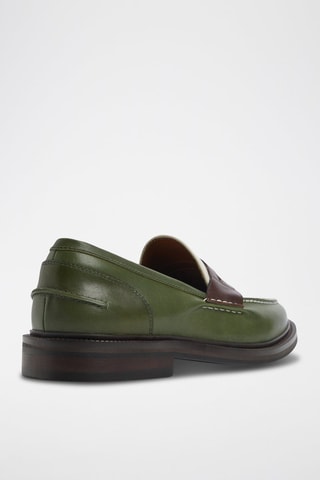 Mocassini in pelle Buckley - Verde