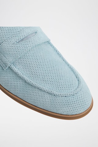 Mocassini in pelle Journey - Azzurro