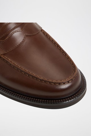 Mocassini in pelle Buckley - Marrone