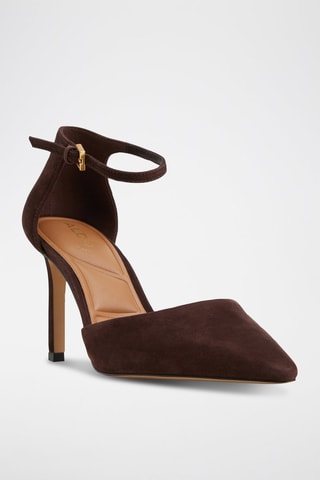 Décolleté alte in pelle Merlo - Marrone
