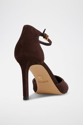 Décolleté alte in pelle Merlo - Marrone