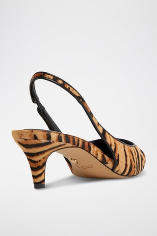 Décolleté in pelle Leanah - Marrone