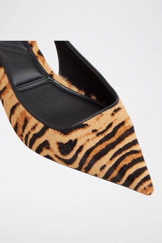 Décolleté in pelle Leanah - Marrone