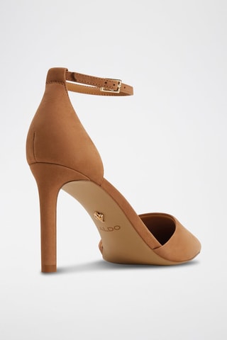 Décolleté in pelle Jenine - Marrone
